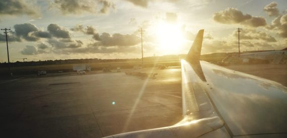 airplane-airport-runway-against-sky-sunset airplane-airport-runway-against-sky-sunset